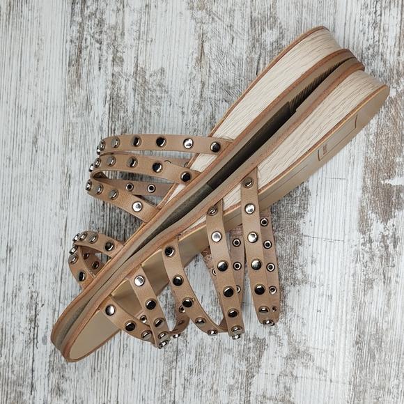 🟦NIB Dolce Vita Pinta Cafe Studded Strappy Slide Sandal - Picture 13 of 16